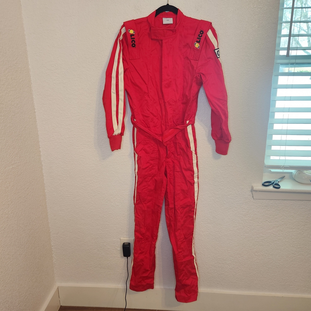 Lico Red Racing Jumpsuit Halloween Costume Dressup youth 150 10